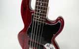 Wombat JS5 30 Short Scale Dark Red Brushed Satin Nitro Northern Ash