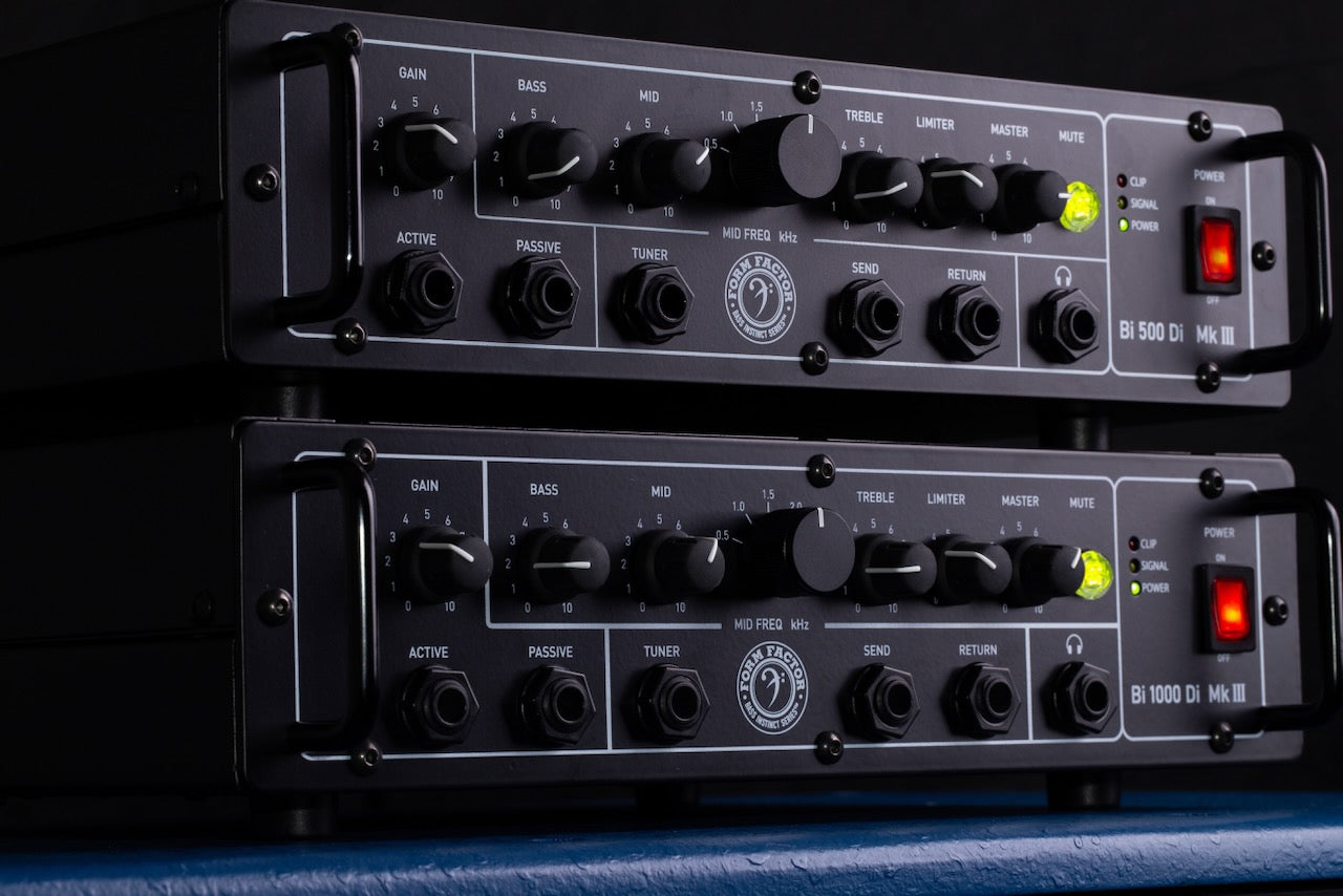 Form Factor Audio Bi500Di and Bi1000Di Mark III bass amplifiers