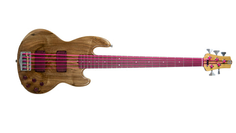 Wombat 5 - 35" scale 5-string (250 Year Old Walnut)